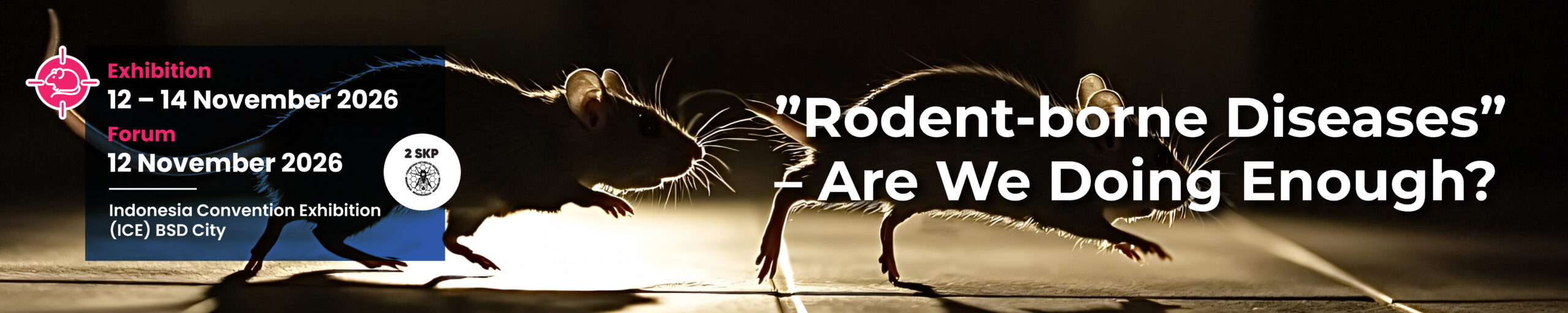 PEST MEET Conference & Exhibition running rats front page